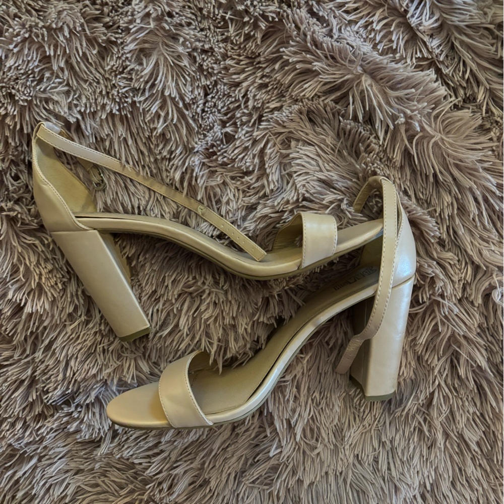 Nude Brash Heels Size 13